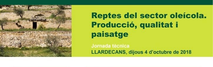 Jornada tècnica: Reptes del sector oleícola - Ajuntament de Llardecans